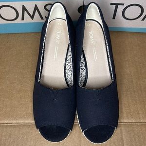 Toms Michelle Black canvas